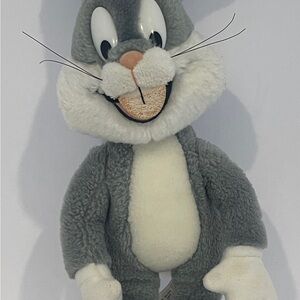 Warner Bros. Bugs Bunny Gray and White Bugs Bunny Plush
